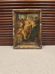 Vintage Madonna And Child Wall Hanging 5”x7” - Picture 1 of 5