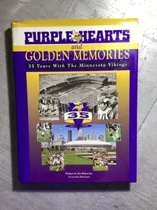 Purple Hearts & Golden Memories 35 Years w/ The Minnesota MN Vikings - Klobuchar - Foto 1 di 8
