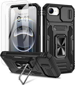 Étui Pour Apple IPHONE 17 Pro Max / 17 Air 16E 15 14 Bague Armure Antichoc - Photo 1 sur 12