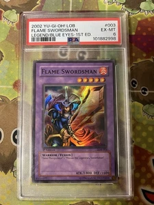Flame Swordsman LOB-003 2002 1st Edition PSA 6  - Picture 1 of 6