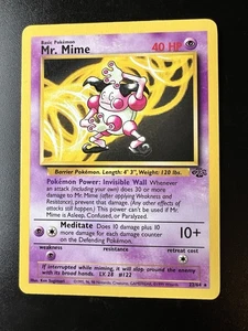 Pokemon Card Mr. Mime 22/64 WOTC Jungle Rare Non Holo - Picture 1 of 2