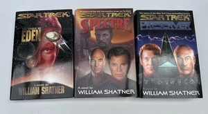 Star Trek: Spectre/Preserver/The Ashes of Eden (by William Shatner) 3x Hardbacks - Picture 1 of 10