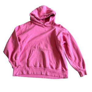 TNA Cozy Fleece Boyfriend Sweater Pink Hoodie Sweatshirt Stretch Size XL Women's - Picture 1 of 12