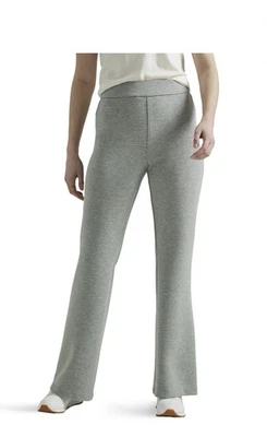 Lee Layers Women's High Rise Fitted Knit Flare Pant Gray Size XS - Image 1 of 4