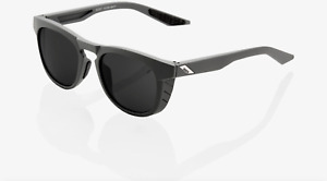 100% Slent Sunglasses - Soft Tact Cool Grey - Smoke Lens