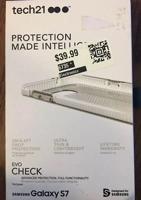 ¡ENVÍO GRATUITO! FUNDA TRANSPARENTE “Tech 21” Evo Check para Samsung GALAXY S7 Foto 1 de 4