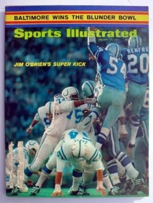 Sports Illustrated Magazine January 25 1971 Jim O’Brien Kick Clinches Super Bowl - Image 1 of 4