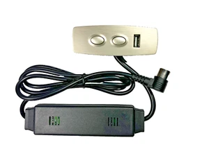 BRAND NEW Lazy Boy 10.000138 Okin 90537 La-Z-Boy Recliner 2 Button Switch w/ USB - Picture 1 of 10