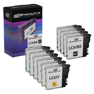 Compatible Ink for Brother LC61 (4 Black, 2 Cyan, 2 Magenta, 2 Yellow, 10-Pack) - Picture 1 of 5