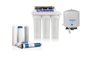 Sistema de agua de ósmosis inversa de agua de pozo: bomba de permeado + UV + reducción de escala RO - Imagen 1 de 2