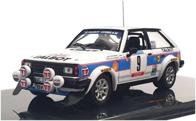 Ixo 1/43 Scale RAC370B - Talbot Sunbeam Lotus Tour de Corse 1981 - White - Image 1 of 4