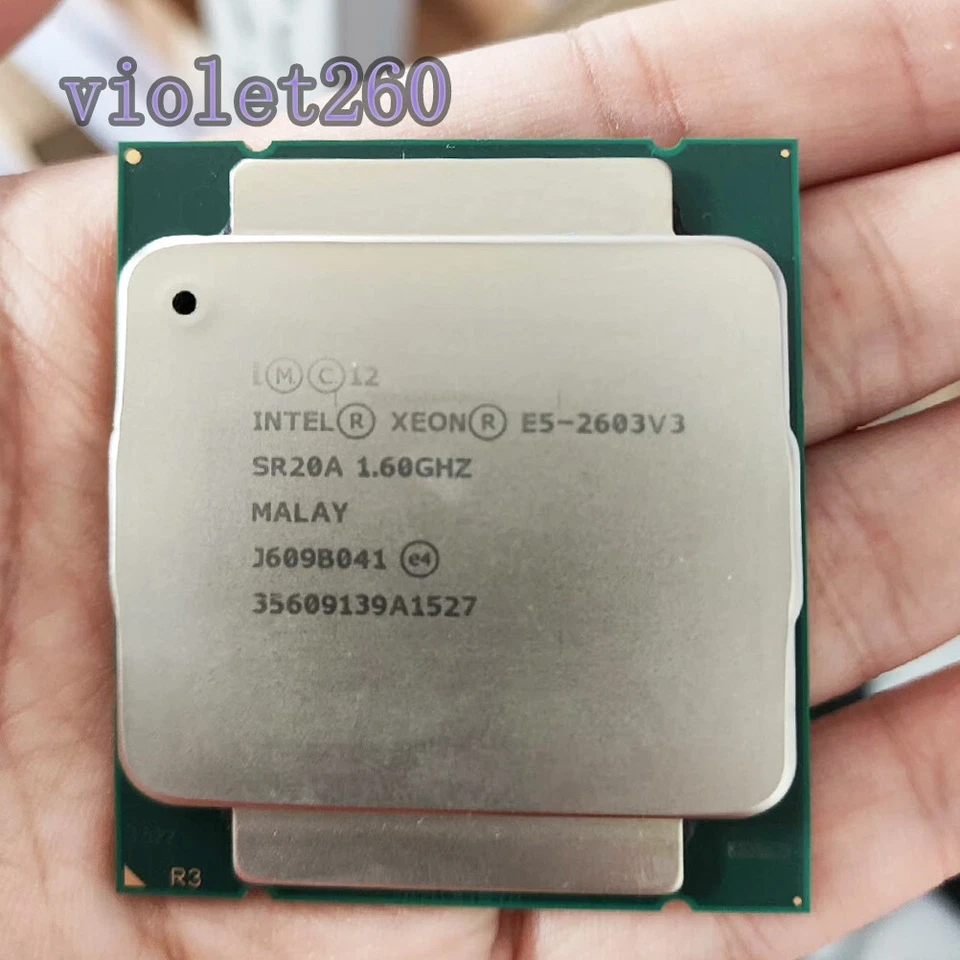 Intel Xeon E5-2603 V3  LGA2011 CPU Processor 1.60GHZ 15MB 6-Core  85 W - Image 1 of 1