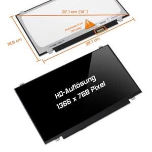 Display LED 14,0" lucido adatto per Toshiba Tecra A40-D-BTO WXGA HD 1366x768 - Foto 1 di 1