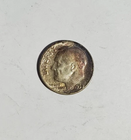 1958 P Roosevelt Silver Dime Cover