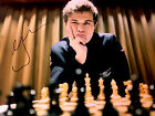 Magnus Carlsen CHESS MASTER Signed Autographed Photo California COA