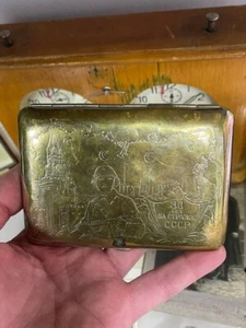 Vintage Cigarette Case USSR 30 Years On Guard of the USSR - Picture 1 of 11