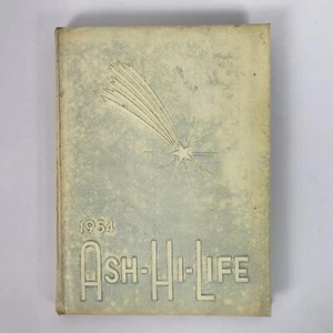 1954 Asheboro High School Yearbook NC ASH-HI-LIFE 1950s Fashions 50s - Imagen 1 de 12