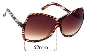 Lentes de repuesto para gafas de sol SFx se adaptan a Von Zipper Nessie - 62 mm de ancho - Imagen 1 de 12