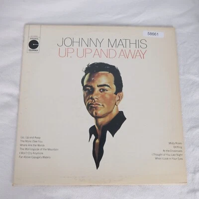 Johnny Mathis Up Up And Away LP Vinyl Record Album - Image 1 of 4