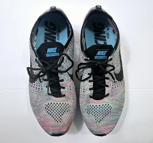 NIKE Flyknit Racer Men's Multicolor Black Tongue Athletic Running Sneaker Sz 9.5 - Picture 1 of 5