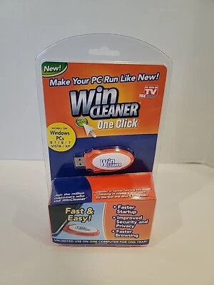 Win Cleaner One Click USB PC Computer Clean Repair Protect Windows As Seen On TV - Image 1 of 4