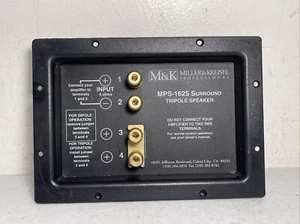 Miller & Kreisel MPS-1625 Surround Tripole Speaker Rear Terminal Plate - Picture 1 of 2