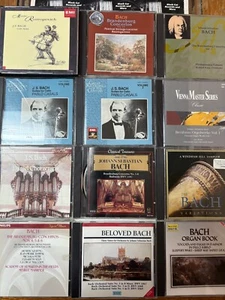 Bach Cello Suites Rostropovich Casals For Brandenburg Concertos Organ Book Three - Picture 1 of 4