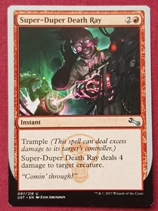 Magic The Gathering UNSTABLE SUPER-DUPER DEATH RAY red card MTG - Picture 1 of 2
