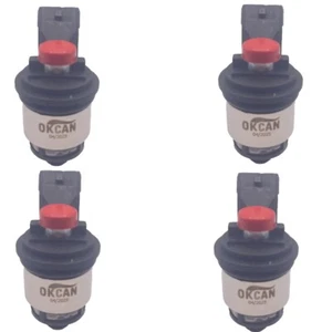 4 x Okcan Injectors for Landi Renzo MED GI25-65 red MTA Socket EURO 6 - Imagen 1 de 6