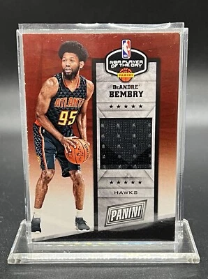 2016-17 PANINI DEANDRE BEMBRY ROOKIE NBA PLAYER OF THE DAY JERSEY #2 - Image 1 of 2