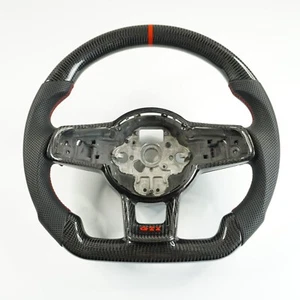 Customized Carbon Fiber  Steering Wheel for VW Golf MK7 GTI R - Picture 1 of 6