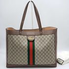 Grand sac fourre-tout 100 % authentique Gucci GG Ophidia avec poche