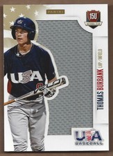 2014 (TEAM USA) USA Baseball 15U National Team Jerseys Jumbo #54 Thomas Burbank