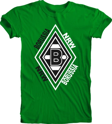 Borussia Monchengladbach Soccer Football Men's T Tee Shirt Handmade Sports 2 s Cover