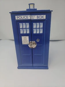 Doctor Who Tardis Schmuckkästchen mit 6 Schubladen, Ringhänger, Spiegel, schwerer Karton - Bild 1 von 9