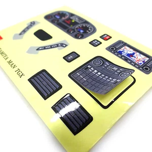 Sticker Tgx Tgs Dashboard Sticker 242 For 1/14 Tractor Head Model Man - Picture 1 of 9