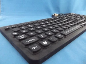 Humanscale ReallyCool Man & Machine EN60601 Black USB Wired Waterproof Keyboard - Picture 1 of 4