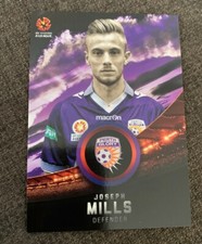 2016/17 Tap N Play A-League Joseph Mills Perth Glory Trading Card #146