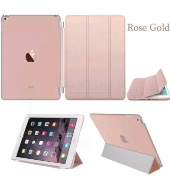 Smart Stand Magnetic New Leather Case Cover for Ipad 10.5 Rose Gold  - Image 1 of 4