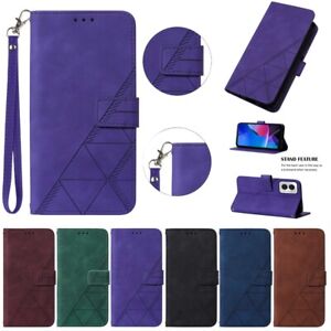 For Motorola Moto G Play/Power/Pure/Stylus Magnetic Flip Stand Wallet Phone Case