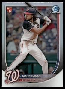 2025 Bowman James Wood RED RC LOGO RC #29 Washington Nationals - Picture 1 of 2