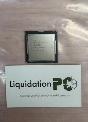 ✅  Intel Core i7-9700K SRG15 3.60 GHZ Tested - Image 1 of 3