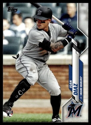 2020 Topps #278 Isan Diaz Rookie Card RC - Image 1 of 2