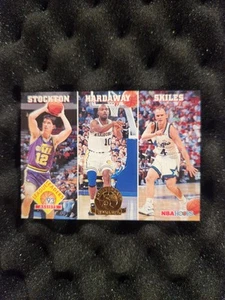Stockton 1993/94 Hoops League Leaders 5th Anniversary Assists Hardaway Skiles - Picture 1 of 2