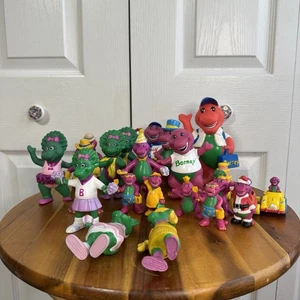 Lote De 22 Figuras Barney Baby Bop 1993 Lyons Group Coches Hucha Coleccionar - Imagen 1 de 9