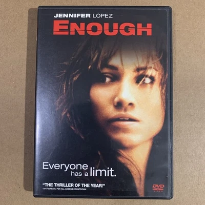 Enough (DVD, 2002) Jennifer Lopez Billy Campbell Action Thriller Suspense Movie - Image 1 of 4