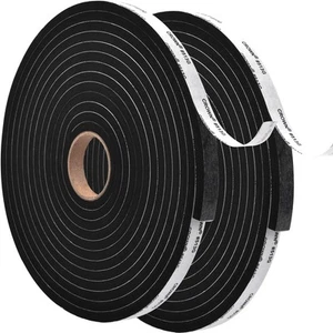 Weather Stripping Door Seal - Adhesive Foam Tape Soundproof Weatherstripping ... - Picture 1 of 7