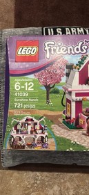 LEGO FRIENDS: Sunshine Ranch (41039) w/Manual no box 