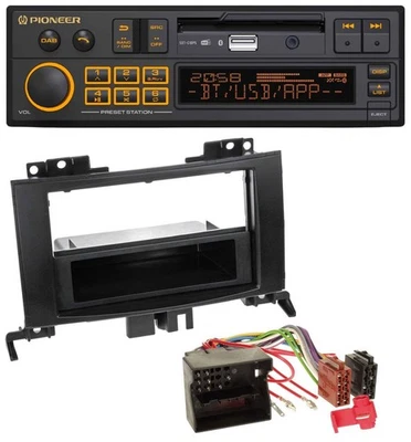 Pioneer DAB MP3 USB Bluetooth Autoradio für Mercedes Sprinter ab 06 schwarz - Bild 1 von 4
