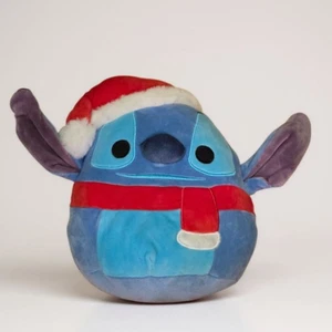 Disney Stitch 2024 Natale Squishmallow 7,5" Peluche Babbo Natale Cappello e Sciarpa - Foto 1 di 6